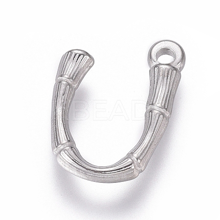Tarnish Resistant 304 Stainless Steel Pendants STAS-G214-38P-U-1