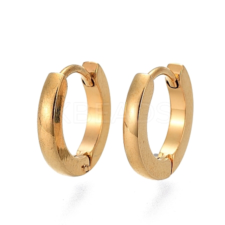 304 Stainless Steel Huggie Hoop Earrings LS-EJEW-L252-043A-G-1