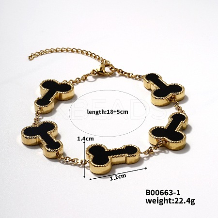 Stainless Steel European Style Bracelets WF4708-1