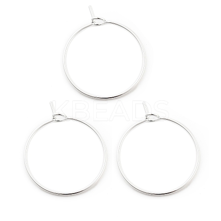 316 Surgical Stainless Steel Wine Glass Charms Rings STAS-L214-01F-S-1