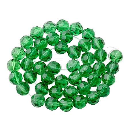   Faceted Round Imitation Austrian Crystal Bead Strands G-PH0004-15-1