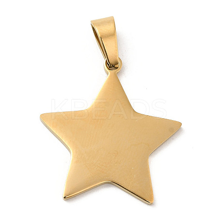 Ion Plating(IP) 304 Stainless Steel Pendants STAS-A086-06G-1