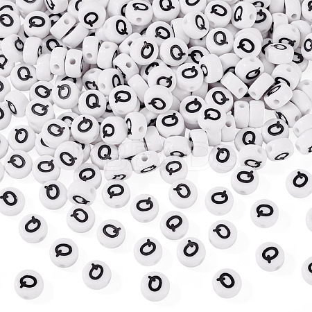 500Pcs Acrylic Beads SACR-TA0001-55Q-1