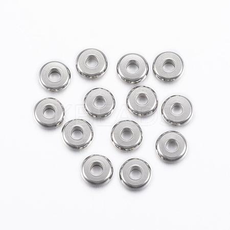 Tarnish Resistant 304 Stainless Steel Spacer Beads STAS-H376-47-1