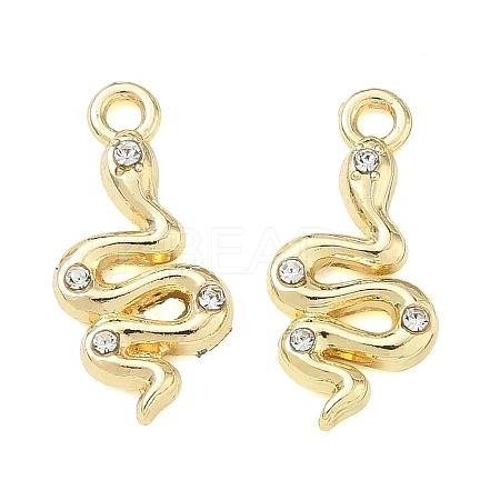 Alloy Rhinestone Pendants FIND-D044-21G-01-1