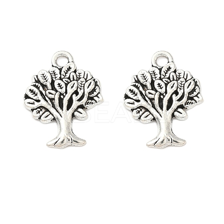 Tibetan Style Alloy Pendants FIND-L022-10AS-1