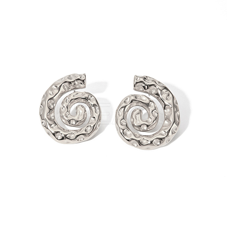 Brass Stud Earrings for Women EJEW-U015-13P-01-1