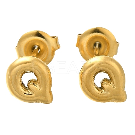 304 Stainless Steel Stud Earrings EJEW-I316-01G-Q-1