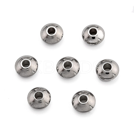 Tarnish Resistant Flat Round 304 Stainless Steel Spacer Beads LS-STAS-M252-02-1