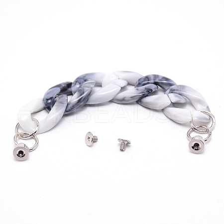 Acrylic Beads Phone Case Chain LS-AJEW-WH0235-10B-1