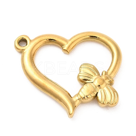 Ion Plating(IP) 304 Stainless Steel Pendants STAS-D084-17G-1