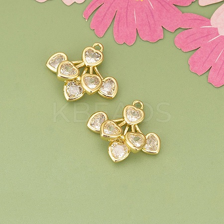Brass Pendants KK-V006-01G-04-1