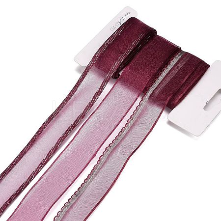 9 Yards 3 Styles Polyester Ribbon SRIB-A014-A07-1