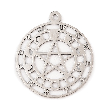 201 Stainless Steel Pendants LS-STAS-Z109-02P-1-1