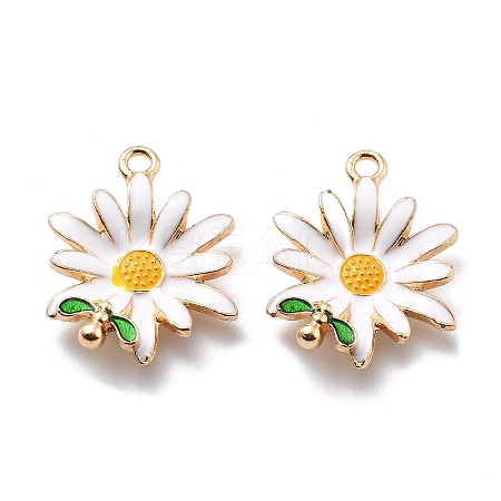 Alloy Enamel Pendants FIND-H016-01G-04-1