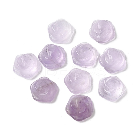 Natural Amethyst Carved Cabochons G-C185-01A-02-1