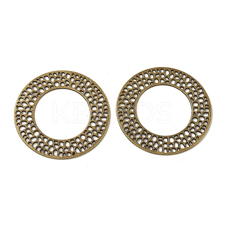 Tibetan Style Alloy Linking Rings LS-TIBE-Q035-055AB-NR-1