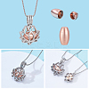 2Pcs 2 Styles Stainless Steel Pendant Urn Ashes Necklaces NJEW-ME0001-10-3