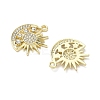 Alloy Rhinestone Pendants PALLOY-P314-04G-2