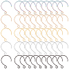 DICOSMETIC 50Pcs 5 Colors 316 Surgical Stainless Steel Earring Hooks STAS-DC0011-05-1