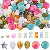 210Pcs 8 Styles Transparent Acrylic Beads OACR-YW0003-22-1