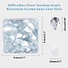 Acrylic Rhinestone Flat Back Cabochons GACR-FG0001-01-2