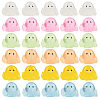 120Pcs 6 Colors Luminous Transparent Resin Octopus Display Decorations Glow in the Dark RESI-SP0001-46-1