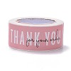 Pink Rectangle Paper Thank You Stickers LS-DIY-C042-07B-2