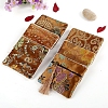 Square Chinese Style Brocade Zipper Bags with Tassel PW-WG45645-06-1