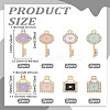20Pcs 10 Styles Alloy Enamel Pendants ENAM-LP0002-42-2