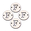 Unfinished Natural Poplar Wood Links Connectors WOOD-S045-140B-01F-1
