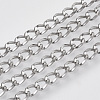 304 Stainless Steel Curb Chains STAS-R100-17-4