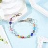 1Pc Glass Keychain HJEW-SC0002-29-3