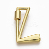 Brass Screw Carabiner Lock Charms LS-KK-T046-001G-L-NF-1