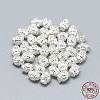 925 Sterling Silver Beads X-STER-T002-293S-1
