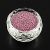 Color Plated DIY 3D Nail Art Decoration Mini Glass Beads X-MRMJ-R038-E04-1