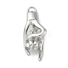 304 Stainless Steel Pendants STAS-P423-07P-1