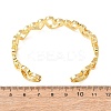Brass Micro Pave Clear Cubic Zirconia Cuff Bangles for Women BJEW-C140-35G-5