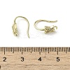 Brass Micro Pave Cubic Zirconia Earring Hooks KK-C048-13H-G-3