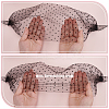 Polyester Lace Face Veil Mask AJEW-WH0518-72-4