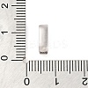 925 Sterling Silver Micro Pave Clear Cubic Zirconia Twister Clasps STER-U005-07P-3
