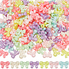 200pcs Opaque Acrylic Beads MACR-SP0001-45-1