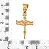 304 Stainless Steel Pendants Ion Plating(IP) STAS-C164-01A-G-3