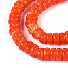Handmade Millefiori Glass Beads Strands LAMP-T021-28A-02-3