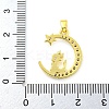 Brass Micro Pave Clear Cubic Zirconia Pendant FIND-Z044-03G-3