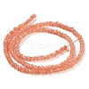 Baking Paint Imitation Jade Glass Bead Strands DGLA-A034-J2MM-A31-5