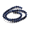 Natural Sodalite Round Beads Strands G-E329-8mm-39-3