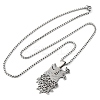 201 Stainless Steel Pendant Necklaces LS-NJEW-C066-19P-2