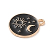 Alloy Enamel Pendants ENAM-A008-45B-KCG-2
