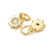 Brass Micro Pave Cubic Zirconia Pendants KK-Z120-11G-2